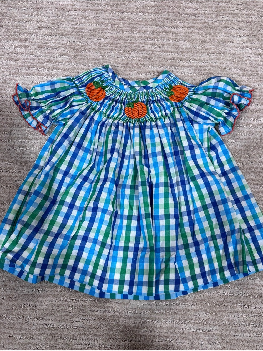 Plaid Pumpkin Dress
